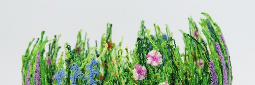 Crafting Magic: Ethereal Thread Bowl and Freeform Stitching Inspiration