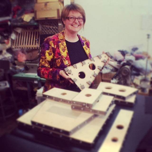 Giddy with excitement: today the custom dies for the Métier Tote were completed.