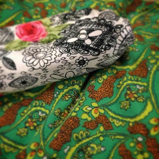 Always on the hunt for awesome vintage prints and fabrics