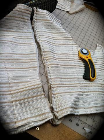 vintage dresses that weren’t asked to the prom, reinvented as handbags!