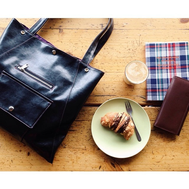 Totes, croissants and coffee. What more can you want?...