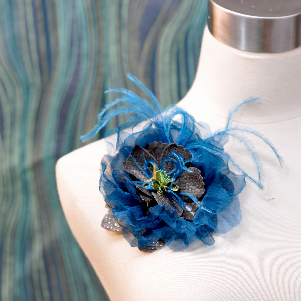 custom fabric flowers with layers of love