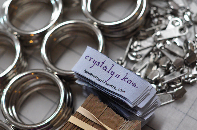 a timeline of woven name labels through the years