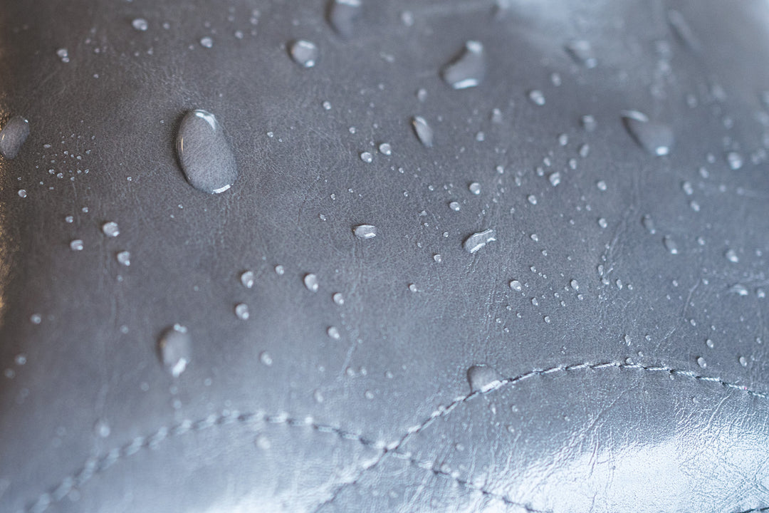 Grey Glaze Coated Canvas Bags