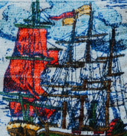 Cha Cha Small Crossbody Bag - Vintage Midcentury Fabric