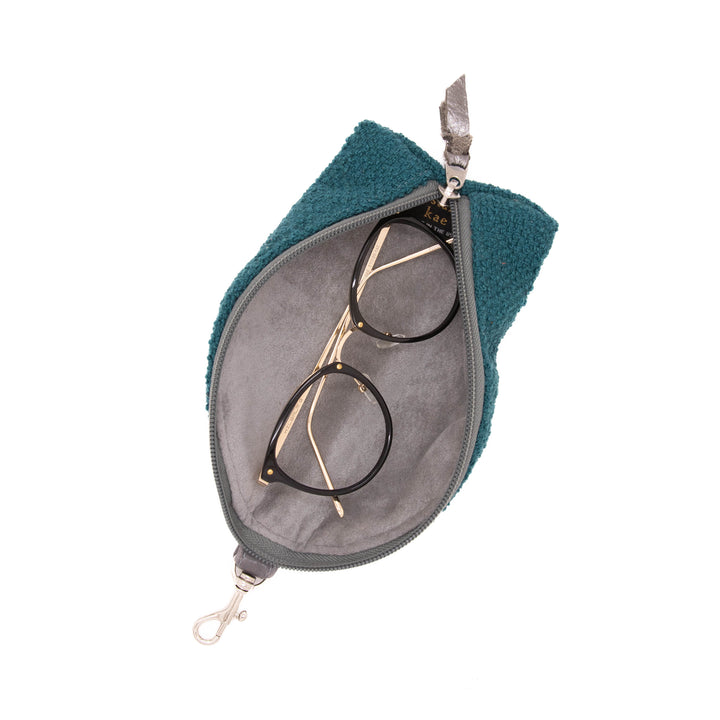 Glasses Cases made in USA#color_teal-boucle