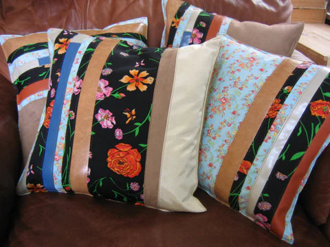 Custom Patchwork Pillow — Preserve Your Memories in Fabric