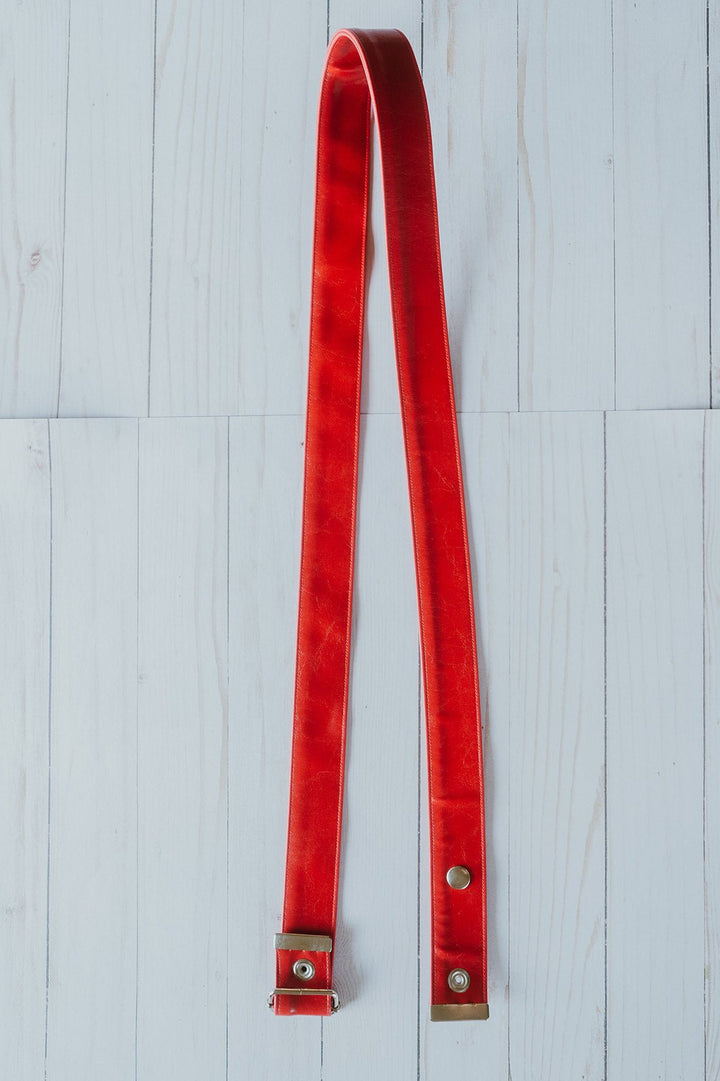red crossbody strap for bags