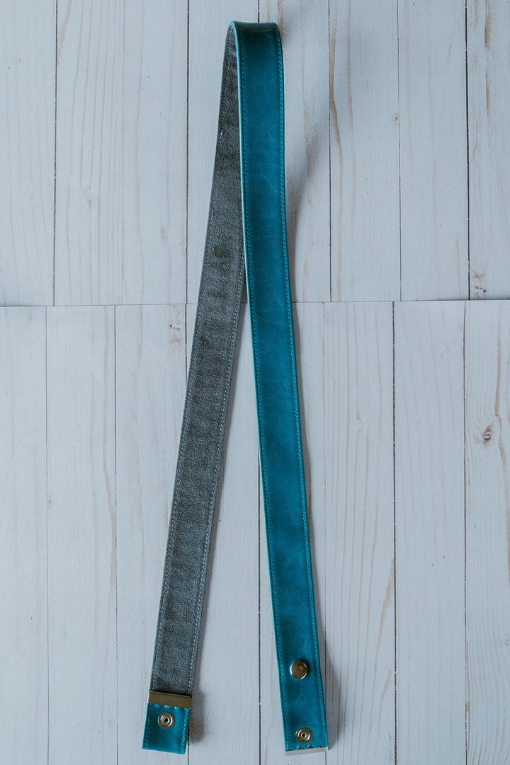 teal crossbody strap for purses vegan made in usa