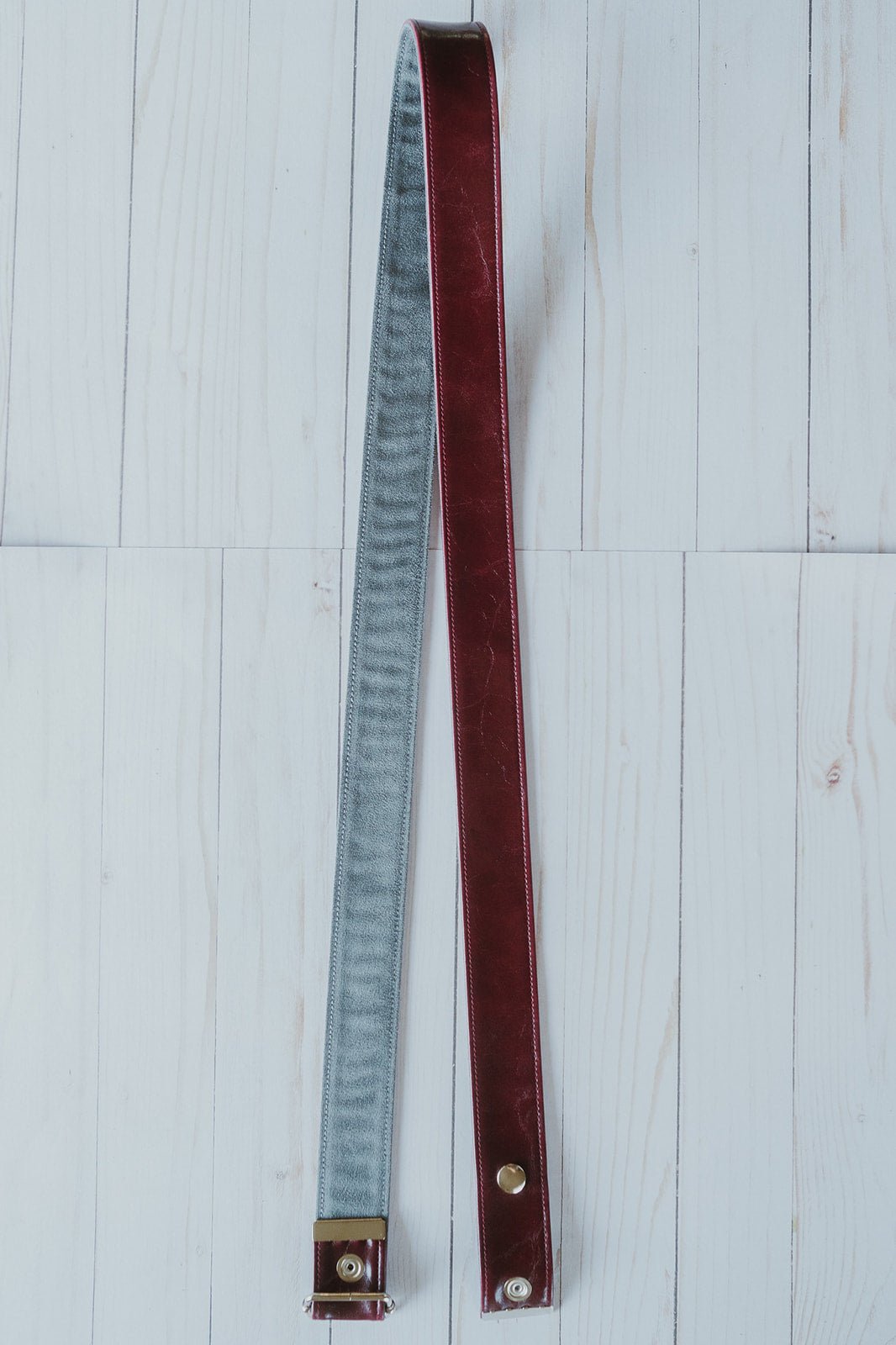 wine vegan crossbody stray 60 inches long by 1.5" wide