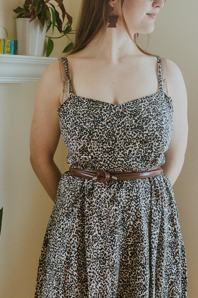 Skinny Wrap Belt- Vegan Leather made in the USA#color_ale-brown