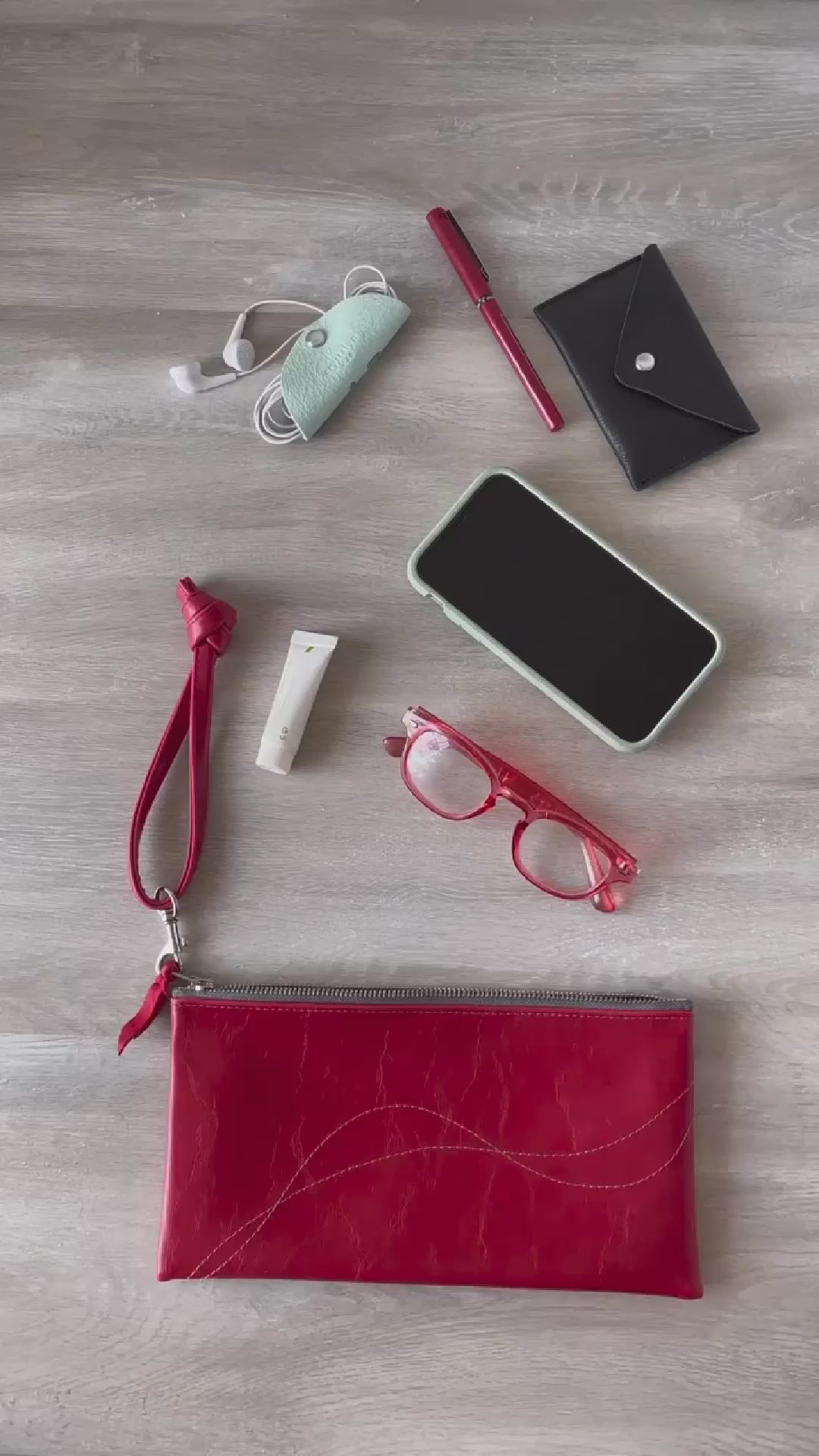 Large Valet Pouch- Limited Edition Vintage Fabric